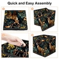 thumbnail image 4 of Deer Foldable Storage Basket with Handle, 10.8"x10.5"x10.6", Large Capacity Organizer Bin - Toy Box, 4 of 6