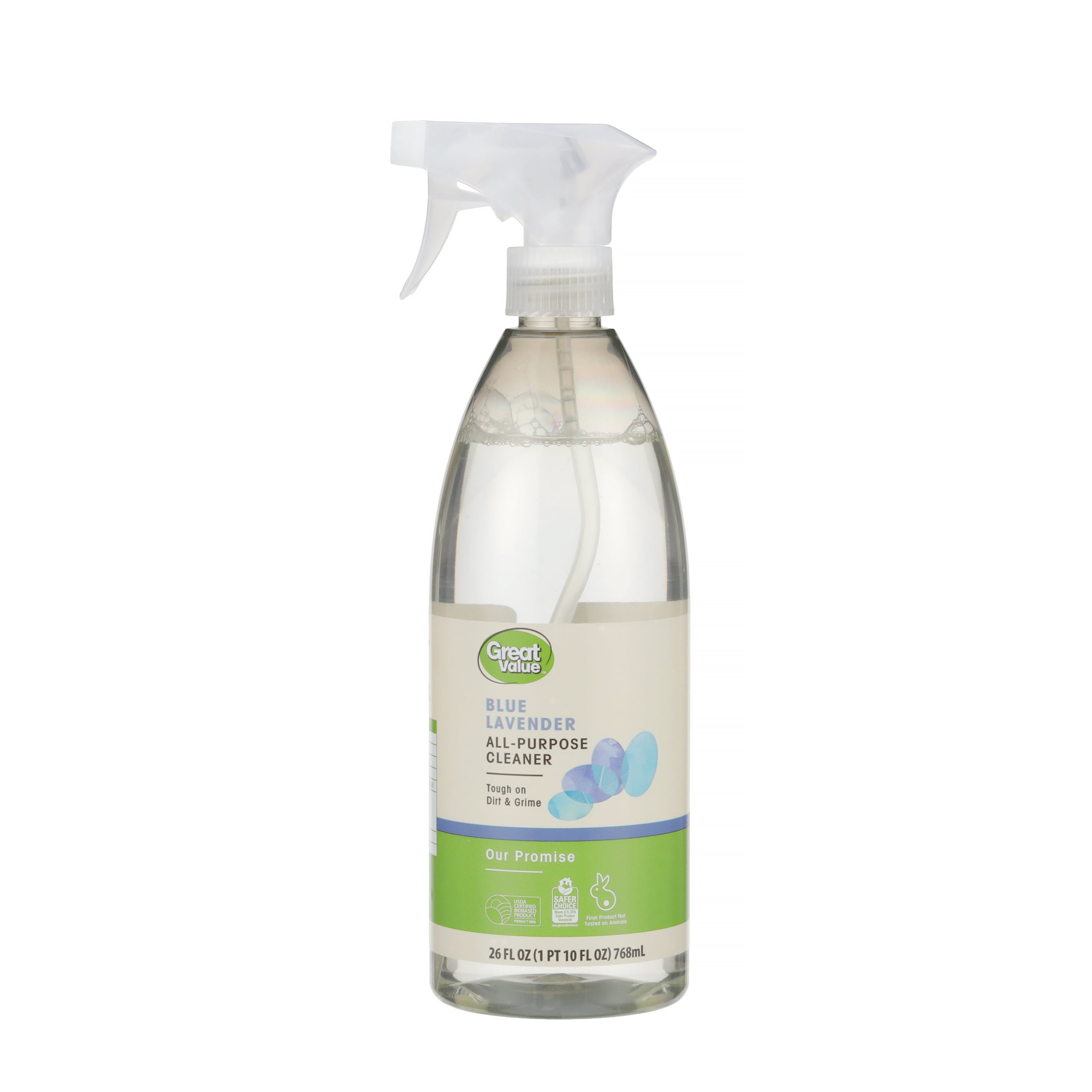 Great Value Our Promise AllPurpose Cleaner, Blue Lavender, 26 fl oz