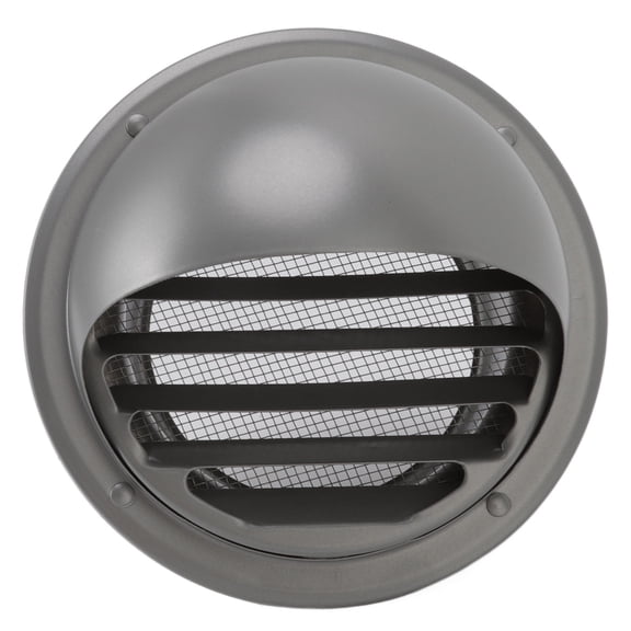 Suodoka Stainless Steel Louvered Wall Vent – Waterproof, Windproof, Round Hemispherical Cover, Easy Install, 5.5"×5.9" – Ideal for Dryer, Kitchen, Bathroom, HVAC