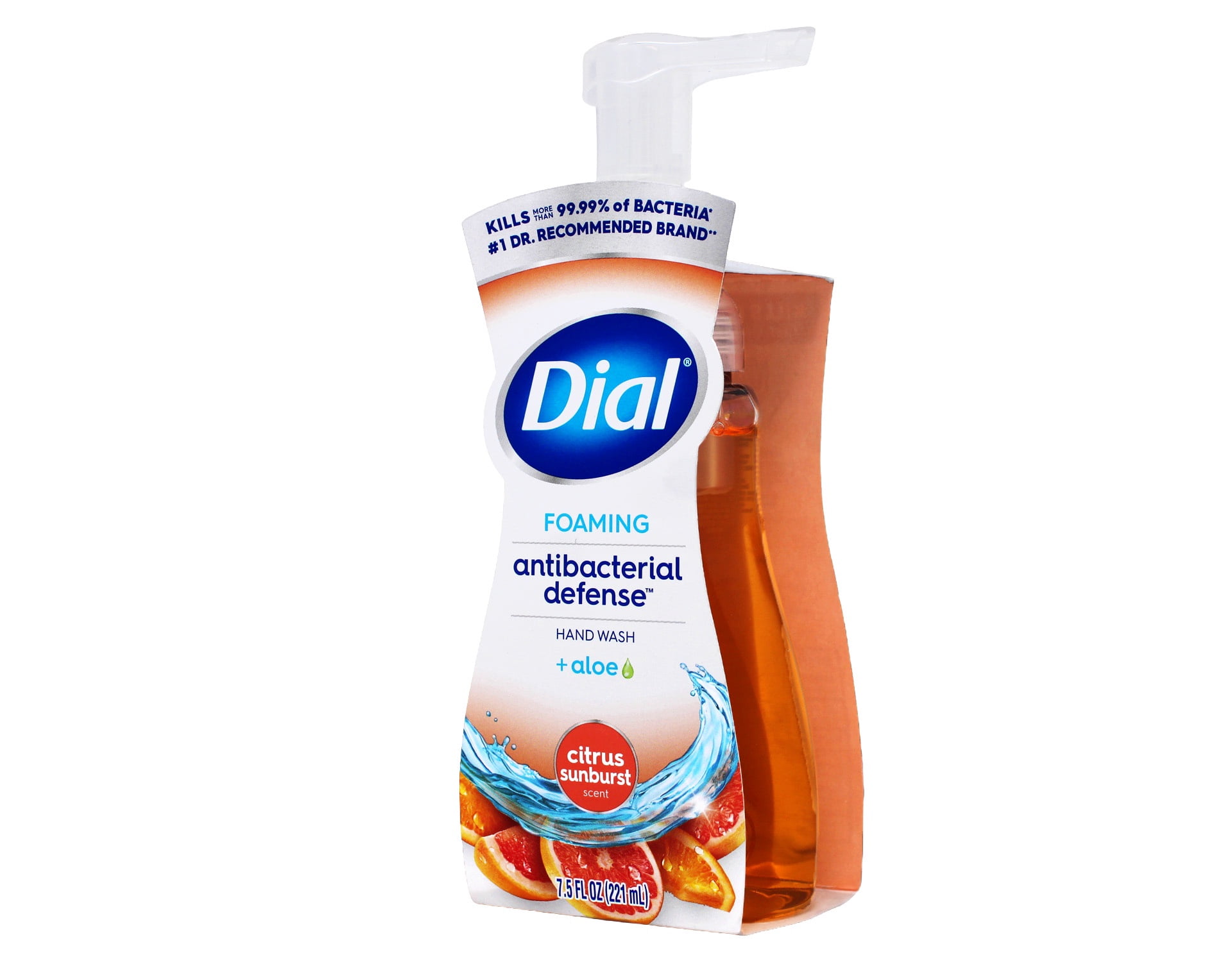 Dial Complete Antibacterial Foaming Hand Wash for Kitchen, Citrus Sunburst, 7.5 fl oz Pack of 3