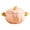 Pink, variant on Halloween Ceramic Pumpkin Bowl for Milk Oatmeal Breakfast Serving - Holiday Gift Tableware Multipurpose Use(Orange)
