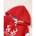 thumbnail image 4 of Conjunto de sudadera con capucha y pantalones navideños Saeaby para bebé, 12-18 m, 4 of 9