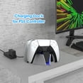 thumbnail image 4 of Fast Charging Dock Station for PS5 Controller, Dual Charger Stand Wireless Gamepad Charging Cradle Accessory, 4 of 10