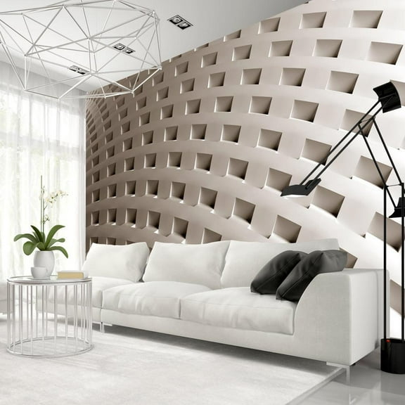 Tiptophomedecor 3D Illusion Wallpaper Wall Mural - The Construction Of Modernity