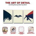 thumbnail image 4 of Batman vs Superman Canvas Wall Art by Mavis Print Set of 3 - 16x24 inches Wall Decor | UV & Water Resistant HD Printed & Wooden framed Wall Art | Modern Wall Decor for Gift | Made in USA, 4 of 5