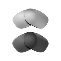 Walleva Polarized Titanium   Black Replacement Lenses For Ray-Ban RB4101 Jackie Ohh 58mm