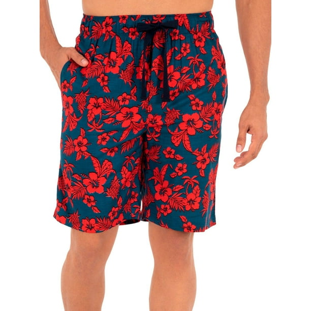 IZOD Mens Hibiscus Sleep Shorts