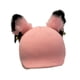 thumbnail image 4 of Funda para casco de esquí, gorro de punto divertido, novedoso, protector, cálido y creativo. Oreja rosada, 4 of 6