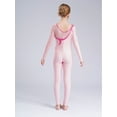 thumbnail image 4 of Haitryli Kids Girls Color Block Dance Leotard Sparkle Bodysuit Tank Ballet Unitards Gymnastic Catsuit Pink 16, 4 of 7