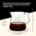 thumbnail image 4 of Jarra de vidrio Fellow Mighty Small, manual para verter más de 500 ml, 4 of 8