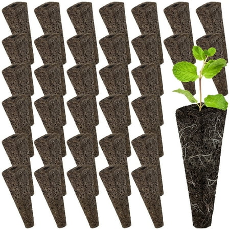FACEGA 50 Pcs Hydroponic Grow Sponges Refill,Seed Pods for AeroGarden,Indoor Garden Starter Sponges,Nutrient-Rich Soil-Free Planting Medium
