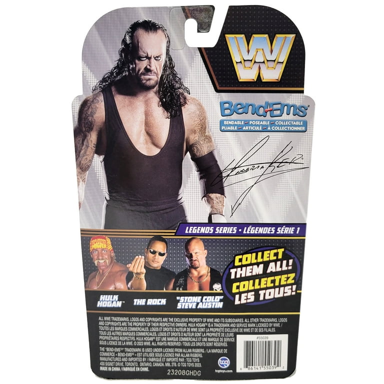 Undertaker - WWE Bend-Ems TCG Toys WWE Toy Wrestling Action Figure