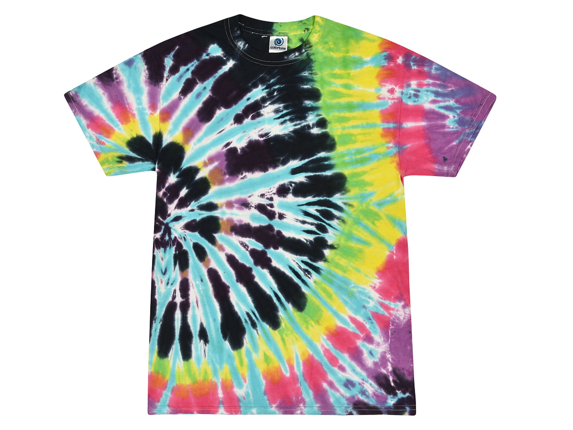 Tie Dye Kids T-Shirts Youth Sizes Unisex 100% Cotton Colortone-Gildan 