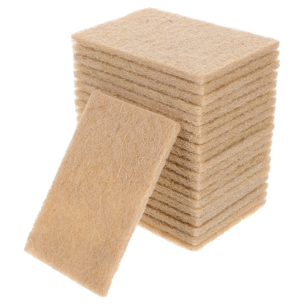 20 estropajos de sisal para platos, resistentes, reutilizables, multiusos para el hogar.