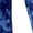 Blue Tie Dye, variant on Plus Size Petite Side Pocket Ankle-Length Pull-On Stretch Knit Cotton Spandex Leggings