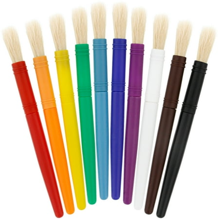 paint brushes children tempera chubby hog bristle artist piece round supply brush washable crayola painting reebedo dialog displays option button