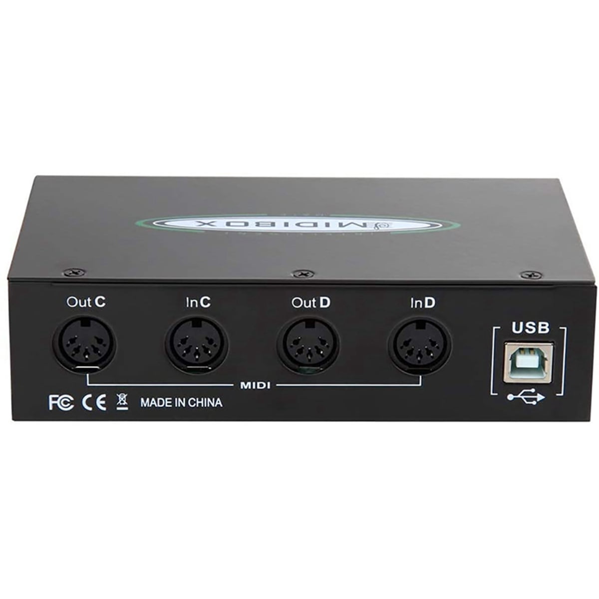 MIDI Box Musical Instruments USB MIDI Interface Thru Box 64 MIDI Channels
