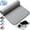 Grey, variant on Summer Cooling Mat for Dogs, Non-Slip Portable Washable Pet Cooling Pad, Ice Silk Self Cooling Foldables Mat for Crate, Sofa, Floor