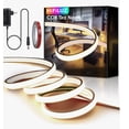 thumbnail image 1 of Tiras De Luces Neon COB Led Flexible 5m Ip68 Impermeable 180° Blanco Cálida Con Reverso Adhesivo Unicolor Luz Led Para Cuarto Tv, 1 of 4