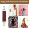 thumbnail image 5 of Uxcell Dress Clips, 3 Pack Sweater Shawl Scarf Clip(Brown, Black, Wine Red), 5 of 6