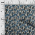 thumbnail image 2 of oneOone Polyester Spandex Blue Fabric Tropical Quilting Supplies Print Sewing Fabric By The Yard 56 Inch Wide, 2 of 5