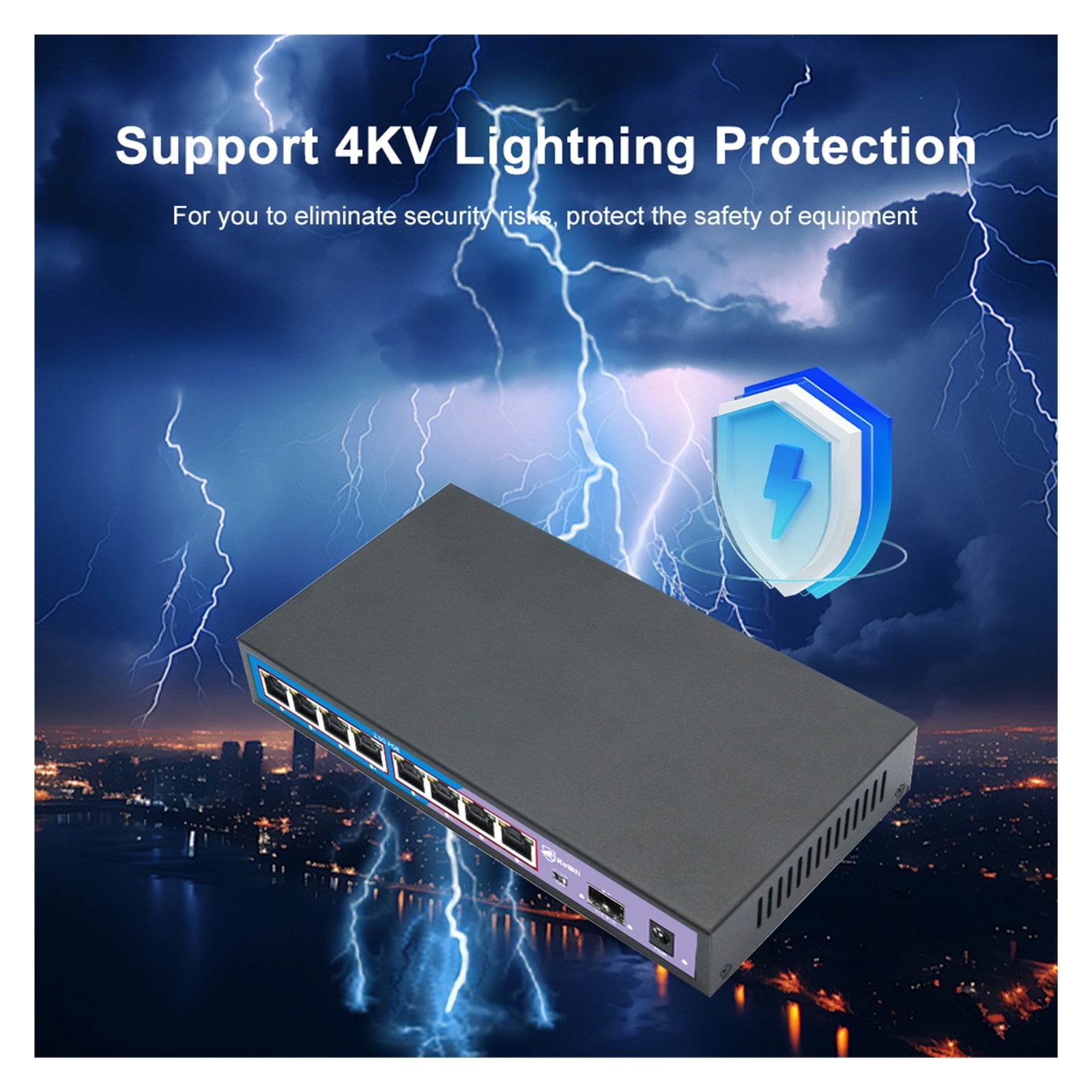 2.5G POE Ethernet Switch 4 8 Port POE Network Switch