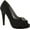 Black Satin, variant on Dyeables Women's Gianna Platform Pump