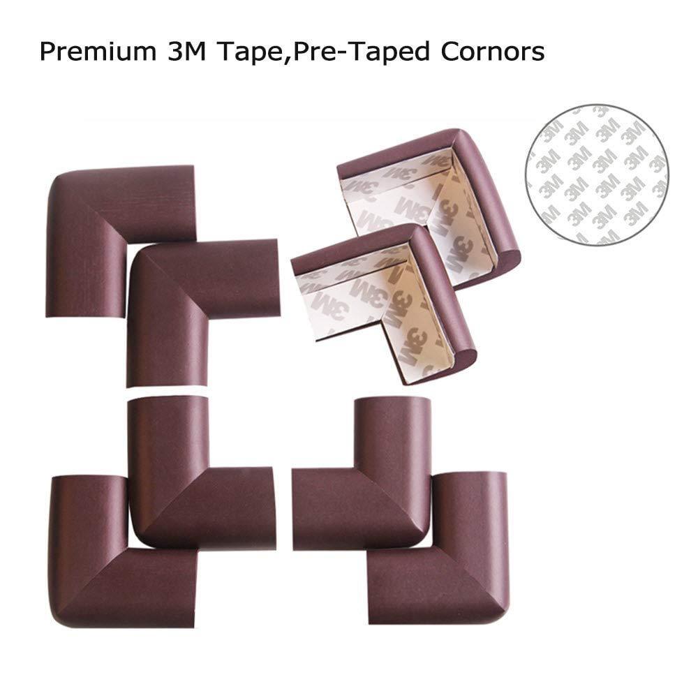 Akisor Corner and Edge Guards - 14ft (4.3m) [ 13ft Edge Cushion + 8 Corner Cushion ] Premium Childproofing Protector,Child Safety