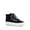 Black, variant on Aqua Womens Bash Suede High Top Sneakers White 6 Medium (B,M)