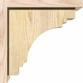 thumbnail image 3 of 8"W x 12"D x 12"H Pescadero Rough Sawn Corbel w/Backplate, Douglas Fir, 3 of 9