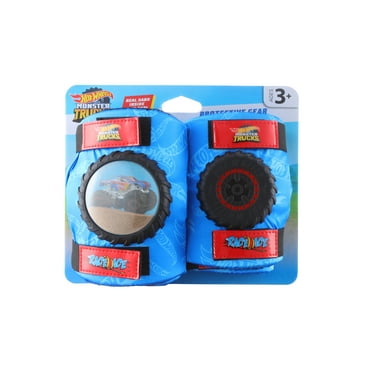 Hot Wheels Knee Pads and Elbow Pads, Skateboarding Protective Pads for Kids Ages 3 