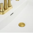 thumbnail image 7 of PARLOS Kitchen Bathroom Sink Pop-Up Metal Drain with Overflow,Drainer,Drain Stopper,Brushed Gold, 7 of 7