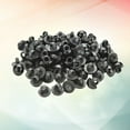 thumbnail image 2 of Shisuyan Création Yeux d'Animaux Boutons Ronds en Résine Noire 100 Pcs 0.4 Po, 2 of 8