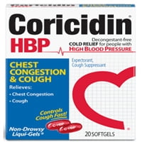 Coricidin Hbp Chest Congestion And Cough Non-Drowsy Liqui-Gels - 20 Ea, 3