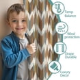 thumbnail image 3 of Blackout Kids Curtains,Boho Bohemia Geometric Line Art Childrens Insulated Curtains Set Of 2,Bedroom Essentials,Toddler Room Decor 52"x63"(132x160cm), 3 of 4