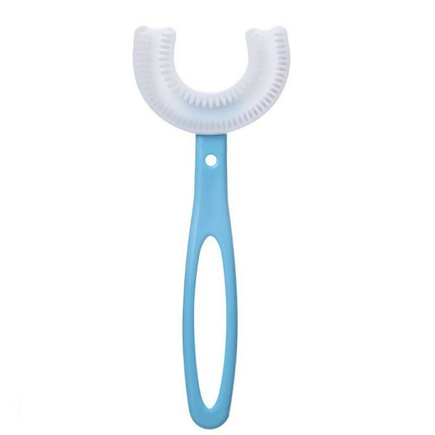 U Shaped Toothbrush Whole Mouth With Silicone Bristles Massage Tooth Brush