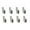 Silver #3, variant on Vaidha Cute Pet Shaped Hooks, No Perforated Hooks With Adhesive Hooks For Home Decoration