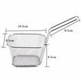 thumbnail image 4 of Stainless Steel Fry Basket Mesh Kitchen Tool Colander Mini Potato Chip Fryer Cooking Deep Fry Basket Strainer, 4 of 6