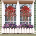 thumbnail image 1 of YiJuHui Artificial Morning Glory Garland, Realistic Silk Flower Hanging Vine, Fade-Proof Waterproof Outdoor Decor for Garden Wall Basket Patio Wedding Arch Home, 1 of 6