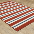 thumbnail image 5 of 2' X 3' Red Geometric Stain Resistant Indoor Outdoor Area Rug, 5 of 10