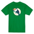 thumbnail image 1 of Cool Toucan Circle Men's Kelly Green T-shirt, 1 of 1