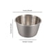 thumbnail image 2 of Ounissouiy Taza para salsa de inmersión, acero inoxidable 304, apilable, 4oz, contenedor de porción de condimentos para alimentos, pulido, Type6 NO6, 2 of 6