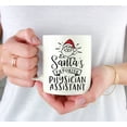 thumbnail image 3 of Koyal Wholesale Santa Claus Ceramic Coffee Mug, Santa's Favorite Physician Assistant, 3 of 5