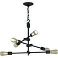 thumbnail image 2 of Volume Lighting Lis 6-Light Indoor Antique Bronze Hanging Chandelier, 2 of 2