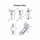 thumbnail image 2 of 16-Piece Bi-Fold Door Hardware Kit for Closet Repairs, 2 of 5