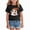 H645-Black, variant on Halloween Outfits for Kids Pumpkin Patch Crew Toddler Short Sleeve Tshirt Top Casual Set Little Boy Girl Cothes,Black,4-5 Y