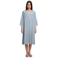 thumbnail image 1 of Moomaya Chemise de Nuit Longue à Boutons pour Femmes Imprimée, 1 of 6