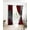 Red, variant on Aqua White Blackout Curtains 45 Inches Long for Bedroom, Abstract Grey Chrysanthemum Flower Floral Thermal Insulated Room Darkening Black Out Window Curtain Panels Grommet Drapes for Living Room
