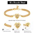 thumbnail image 2 of [Personalize Your Wings Were Ready But My Heart Was Not - Heart Urn Pendant Cremation Jewelry for Ashes Holder Locket Length Adjustable Memory Funeral Bracelet Memorial Jewelry, 2 of 6
