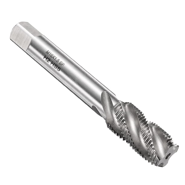 Broca de rosca de espiral Uxcell M16 x 1.5 Brocas de máquina métricas HSS6542 sin recubrimiento